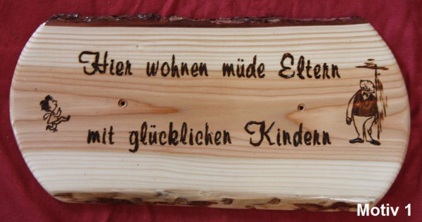 lustige Motive oder Sprüche Holzschild mit schönen Sprüchen, ca 30x 22